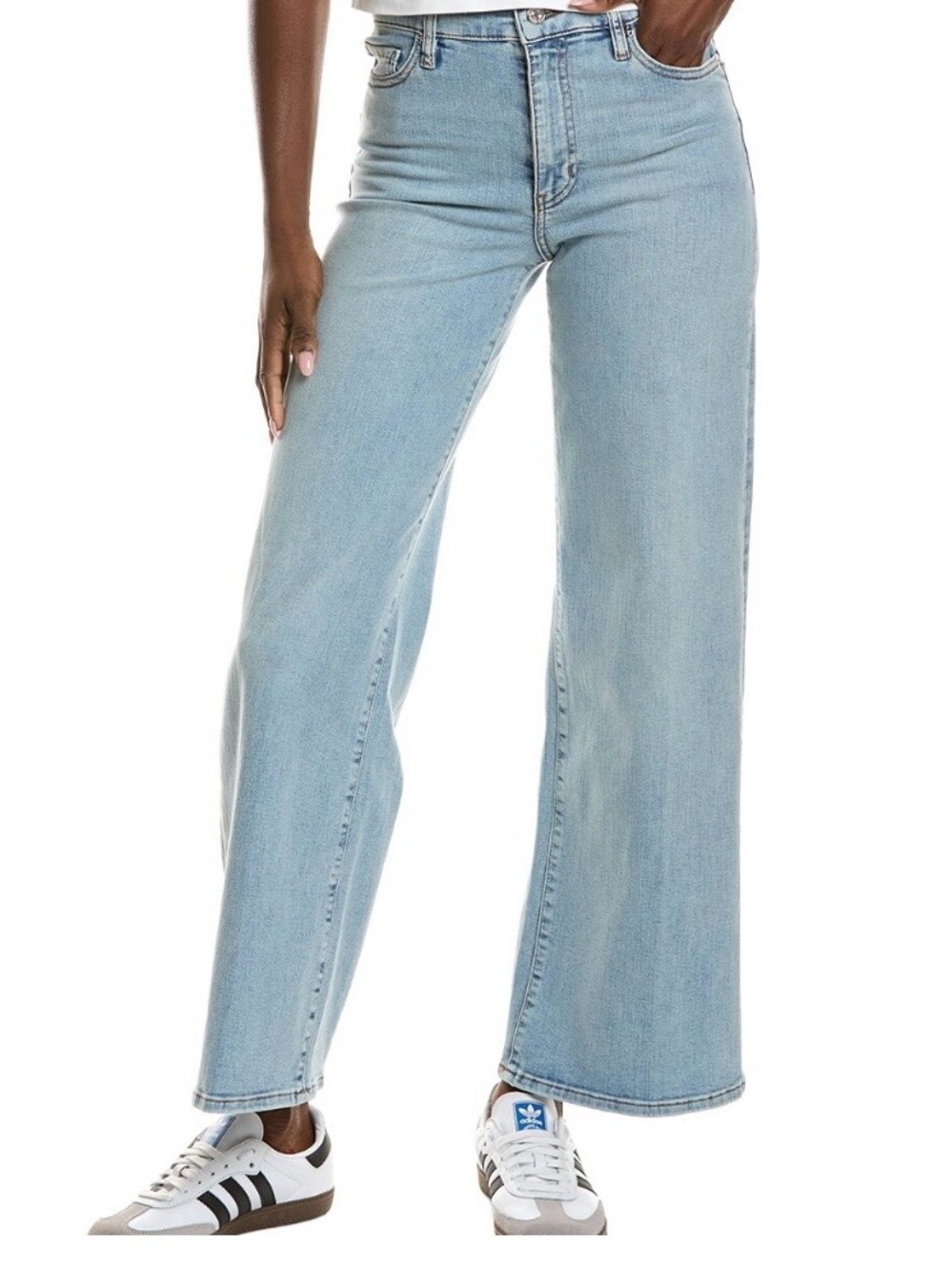 Frame Le Slim Palazzo Jeans in Tribute